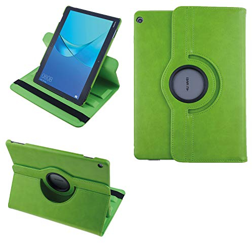 COOVY® 2.0 Funda para Huawei MediaPad M3 Lite 10 (10.1) Smart 360º Grados ROTACIÓN Cover Case Protectora Soporte | Verde