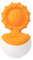 Fat Brain Toys Dimpl Wobbl Stehaufmännchen orange