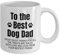 MIPOMALL Fathers Day Mug from The Dog Gifts, Best Dog dad, Valentines Gifts from Dogs to Humans, woof Thanks, Funny Coffee Mug, Presents for Christmas, Birthday Cup - wm3299