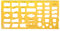 fatteryu K Harz Flussdiagramm Symbol Entwurfsvorlage Lineal Schablone Messwerkzeug Student