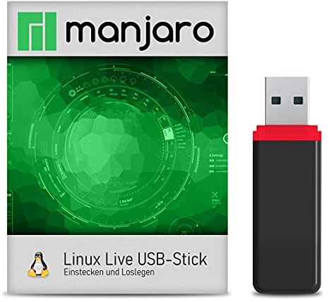 Linux Manjaro GNOME mit 64 Bit auf 32 GB USB 3.0 Stick - USB Live Stick