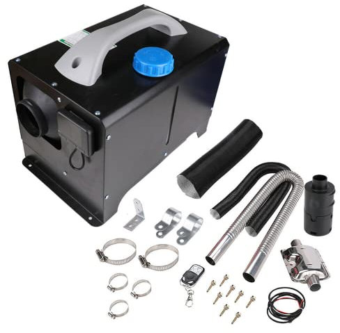 Kit scaldabagno Diesel 12 V 8 KW per auto con telecomando, colore: nero