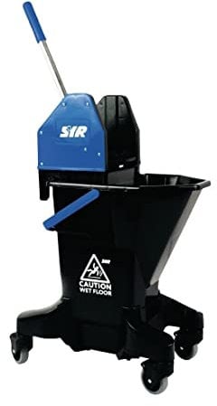 SYR Long Tall Sally Recycled Plastic Mop Bucket and Wringer 16Ltr Blue
