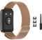 ZoRoll Bracelet Compatible avec Huawei Watch Fit, Inoxydable Metal Sangle de Remplacement magnétique Compatible avec Huawei Watch Fit - Or Rose