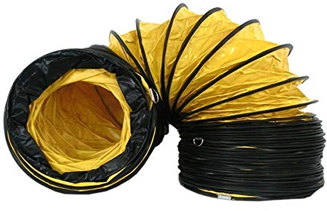 Lufttransportschlauch Warmluftschlauch Lüftungsschlauch Ø20cm-50cm x 5m oder 10m Länge (20cm x 10m)