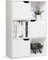 GYMAX Armadietto Libreria Basso a 6/9 Cubi, Scaffale Porta Libri, Mensole a 3 Ripiani, Mobiletto Multiuso Legno, Moderno e Semplice, 60/90x29x90 cm, Bianco