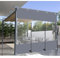 Außen Durchsichtige Plane Vorhänge, 0,3mm Schwerlast Wasserdichte Mit Ösen, Für Pergola Pavillon Terrasse Carport Seitenwände, Transparente Abdeckung, LxH-2.2x3m/7.2*9.8ft