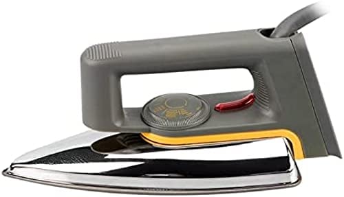 Household Classic Dry Iron For Clothes, 1600W, Stainless Steel Soleplate, Steam Boost, Precision Tip, Auto-Off, No Water And No Steam Iron
