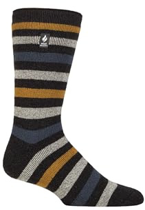 HEAT HOLDERS SOCKSHOP Mens 1.6 TOG Lite Striped, Patterned & Argyle Socks Pack of 1