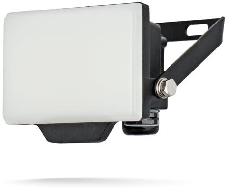 LED Strahler mit Außen, 10W 800LM, Fluter 4500K Neutralweiß, superheller Scheinwerfer, IP65 wasserdichte Wandleuchte, ideal für **Garten, Garage, Haus, Hof [Energieklasse F]