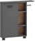 Schildmeyer Nischenschrank Katta 158594, anthrazit/Akustikpaneel Optik, 70,7 x 17,0 x 74,3 cm
