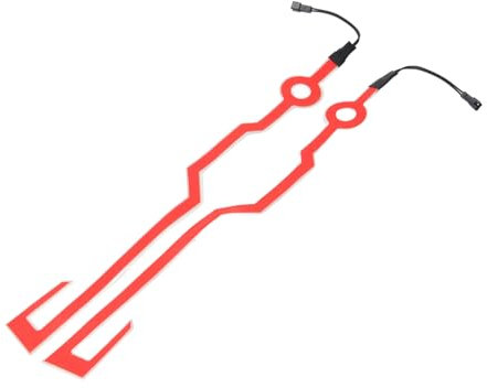 Motorrad -Helm -Leuchtstreifen Hochhellige LED -Leuchtstreifen Wasserbeständige PVC -Design für Nachtfahrten und Verstärkte Sicherheit