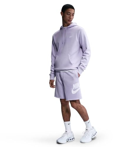 Nike Club French Terry Alumni Shorts Für Herren, Hydrangeas/Hydrangeas/White, FQ4950-515, 2XL