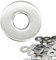 Flewdart arandelas metalicas M10 40pcs, 304 arandela plana de acero inoxidable M10 x 25mm, arandela inox metal para tuercas y tornillos