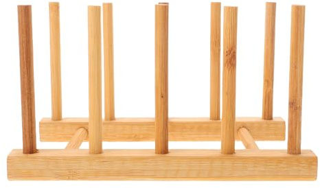 BESTonZON 2 Stück hölzerne Puppenständer mit je 10 Fächern – Aufbewahrungsständer für Fingerpuppen, ideal für Klassenzimmer, Vitrinen und Tische