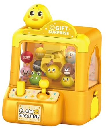 Oshhni Greifautomat für, Preisspender für Mädchen im Alter von 3, 4, 5, 6, 7 und 8 Jahren, tragbarer Süßigkeitenautomat, Arcade-Spiel, Ente