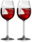 2 Leonardo Weingläser Personalisiert mit Gravur - Weißwenglas 460 ml oder Rotweinglas mit Text - Geschenk zur Hochzeit Wein-Glas für Paare - Motiv Brautpaar