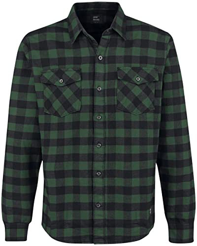 Vintage Industries Harley Shirt Männer Flanellhemd grün/schwarz M