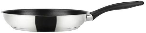 Fagor Enara Sartén Inducción 18 cm, Acero Inoxidable, Antiadherente Ecológico XYLAN PLUS sin PFOA, Fondo Difusor 3 Capas, Apta para Todas Las Cocinas, Vitrocerámica, Gas, Lavavajillas