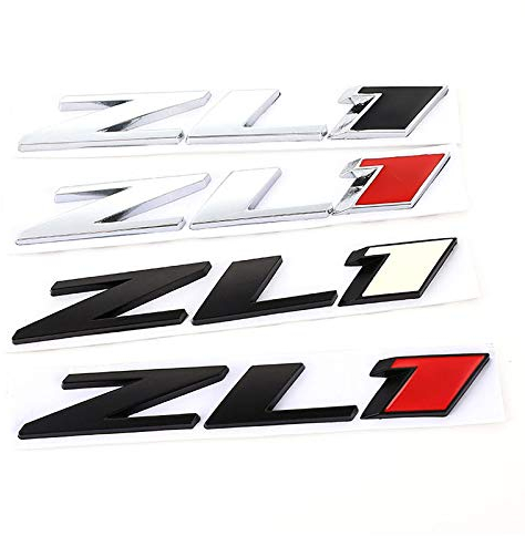 CarWorld Auto Brief Logo, ZL1 Metall Auto Aufkleber Emblem Abzeichen Kofferraum Abziehbilder, Für Chevrolet Camaro ZL1 Colorado Z71 Off Road 4X4 Sierra GMC Suburban Aufkleber