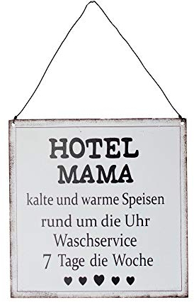 Metallschild Hotel Mama
