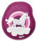 ergobag Funkel Klettie Motivwelt Themenwelt Klettflächen Sammelspaß Individualisierung Einhorn - Lila