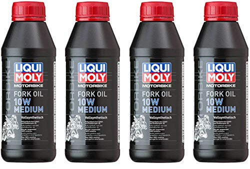 ILODA 4X Original Liqui Moly 500ml Motorbike Fork Oil Motorrad Gabelöl 10W medium