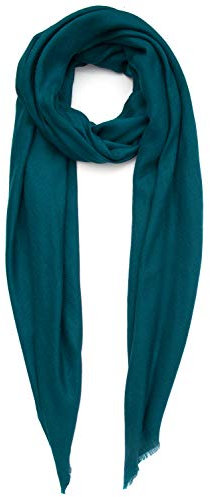 Kaschmirschal Hergestellt in Kashmir India (Geschenkbox) Intelligente Merinowolle Seiden kaschmir Mischung Extrem weicher langer Schal Frauen Manner Pashmina Herbst Winter BlauGrün B