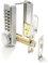 Digital Door Lock, 14 Button Combination Door Lock with Holdback Feature. Weather Resistant Code Lock with 3-7 Digit Code Length. Supplied Complete with fixings. Keyless Door Lock