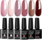 Croitout UV Gel Nail Polish Set, Nail Gel Polish Colours Set, Sock Off Gel Nail Polishes Set, Polish Gel Nail Kit for Home DIY Manicure Nail Salon, Best Gift for Women 6 x 7.3ml 008