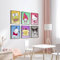 W.O.W.A – Hello Kitty Kinderzimmer-Dekoration für Baby-Mädchen – Set mit 6 lebendigen Postern für Kinderzimmer und Jugendzimmer (20,3 x 25,4 cm, ungerahmt)