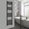 Warmehaus Modern Bathroom Heated Towel Rail Ladder Radiator 1800x500mm Straight for Bathroom Kitchen Black