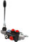 INPANOLS Hydraulic Control Valve with Joystick, 1 Spool 11GPM Hydraulic Directional Valve for Log Splitters, Tractors Loaders Black