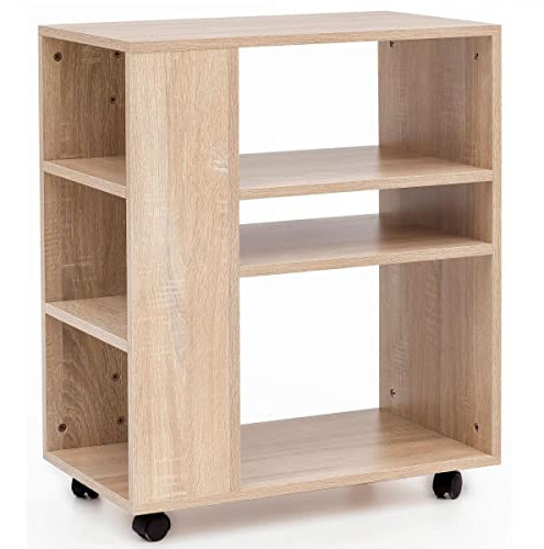 Chillroi® Regal 60x35x75 cm Rollschrank Abstellschrank Regalwagen