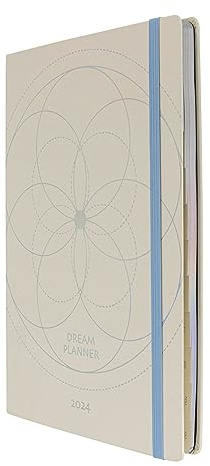 Collins Traumplaner 2024 Terminplaner B5 Wochenansicht und Monatstagebuch – Lifestyleplaner und Organizer für Produktivität und Zielsetzung – Januar bis Dezember – Wochenansicht – DP1B4511-24