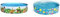 Bestway BW55022-20 Dinosaurous Fill 'N Fun Kiddie Paddling Pool, 1.83 m x 38 cm One Size,Multicolor & Fill-N-Fun Paddling Pool - 48 x 10 Inches, Blue, BW55028