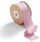 MORSUNBELA Schleifenband Altrosa 3,8 cm x 23 m Geschenkband Breit Hochzeit Bänder zum Basteln Seidenband Stoff Rosa Schleifen Chiffonband