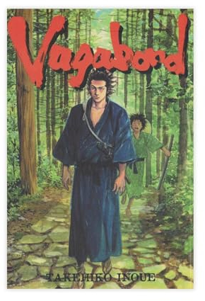 ALNILA Manga Vagabond 11 Leinwand-Poster, Schlafzimmer, Dekoration, Sport, Landschaft, Büro, Raumdekoration, Geschenk, ungerahmt, 30 x 45 cm