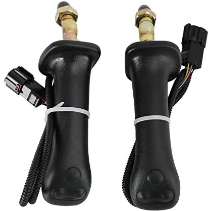 Topteng 3 Tasten Joystick Griffpaar L+R Bagger für Doosan DH DX150 215 225 300 370-9C, 2 Stück