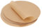 SWAWIS 150 Stück Backpapier Rund, Runde Antihaft-Backpapier Ø 30cm, Rundes BBQ Papier Hitzebeständig, für Pfannen Backen BBQ Pizza Kuchen Luftfritteuse(Braun)