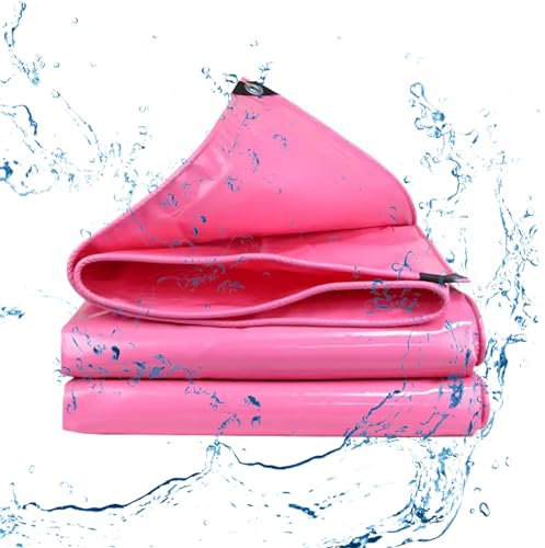 XYXHEII Lona Impermeable Exterior Camping 4x6 m, Lona Protectora para Piscina, Lona Impermeable con Ojales, Lona De Plástico Impermeable De Gruesa Resistente
