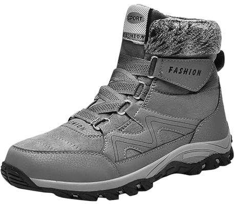 Wanderschuh, Trekkingschuhe Herren Wasserdicht Bergstiefel Winterstiefel rutschfeste Stallschuhe Dicke Herbstschuhe Jagdschuhe Gefüttert Wasserdicht Sportschuhe
