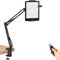 Tablet Holder for Kindle with Remote Page Turner, Reading in Bed 360° Adjustable Arm for Kindle Paperwhite Colorsoft Scribe iPad iPhone, Kindle Accessories for Desk Bedside Treadmill, Gift for Readers
