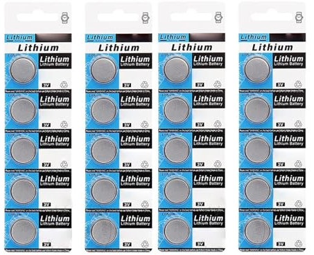 Wsdsgz Batterie, 150 mAh Knopfzelle, 3 V, langlebiges Set für elektronische Fernbedienungsgeräte