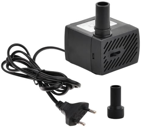 Katzenbrunnen pumpe, 5W 350 L/H Leise trinkbrunnen pumpe für katze Einstellbarer Wasserdurchfluss, Abnehmbar Mini wasserpumpe Geeignet für Katzentrinkbrunnen und Aquarien
