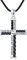 OHAYOO Kreuz Kette Herren 925 Sterling Silber Kreuzkette Halskette Kreuz Schmuck für Herren Frauen Mädchen Beste Freundin Lederband 50+5 cm