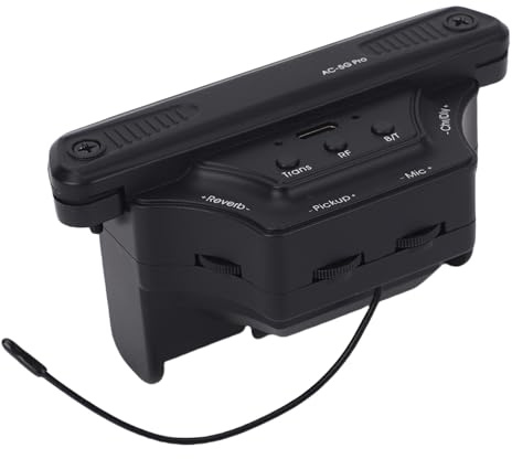 Micro guitare acoustique, micro actif pour rosace, module DSP intégré avec récepteur, micro de résonance rechargeable avec microphone Bluetooth, portée de transmission de 30 à