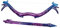 Sosoport arco e freccia a palloncino decorazioni a freccia per la festa Romantico palloncino autogonfiabile con freccia mini palloncini su un palloncini con fiocco rosa pvc Sky-Blue