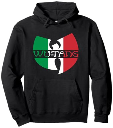 Wu-Tang Clan Italien Flagge Logo Pullover Hoodie