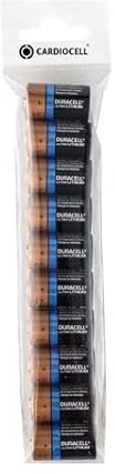 Folienbeutel von Cardiocell® bestückt mit 10x Duracell CR 2 Lithium 3V Batterien CR17355 für Taschenlampen, Foto, Camcorder, Alarmanlage, Rauchmelder, Kameras, Spielzeug